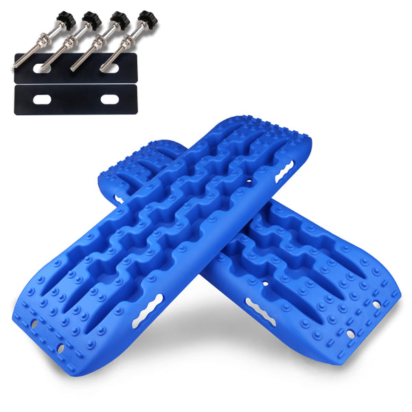 X-BULL Recovery tracks Sand Trucks Offroad With 4PCS Mounting Pins 4WDGen 2.0 - blue
